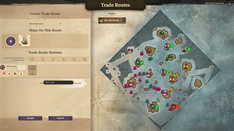 Anno 1800 patrol route  Trade new world/old world question