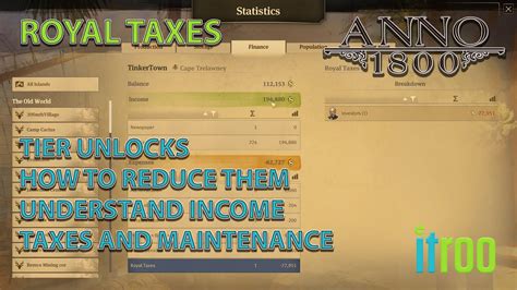 Anno 1800 remove royal taxes  They can easily be avoided by sticking to one simple trick