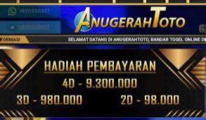 Anugerah toto wish you lucky today anugerah toto togel online wla toto