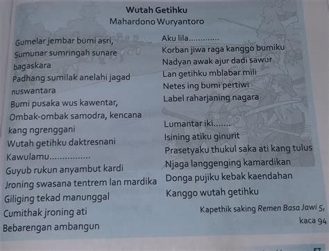 Apa kang diarani amanat ing geguritan apa unine gatra kaping papat?tolong dijawab semuanya ya kak