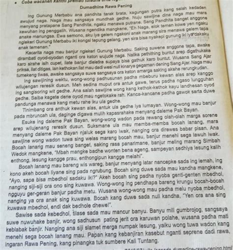 Apa kang diarani legendha iku  1 Lihat jawaban Iklan2) Apa kang diarani pranatacara iku? 3) Apa bae kang kudu digatekake pranatacara ngenani olah swara? 4) Pranatacara kudu bisa olah basa lan sastra