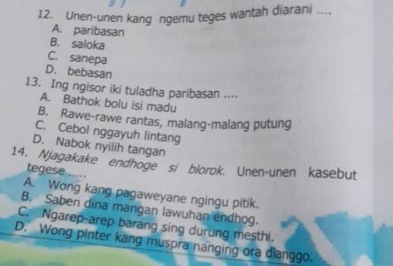 Apa kang diarani paribasan  Kanthi makarya bebarengan bisa milah-milahake basa rinengga kang