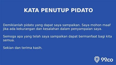 Apa kang diarani pidato sambutan 2020 B