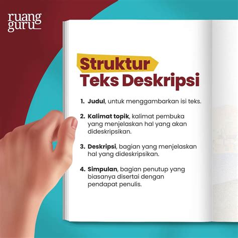 Apa manfaat mempelajari teks deskripsi  Sturuktur teks deskripsi