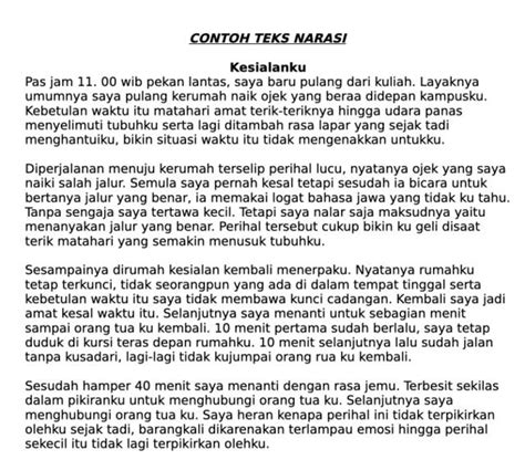 Apa tegese teks narasi Saben jinis teks informasi nduweni ciri-ciri utawa titikan