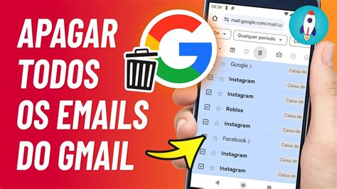 Apagar todos emails gmail  Como selecionar e apagar todos os e-mails do Gmail