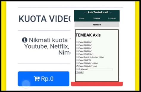 Apk tembak axis v46 Cara tembak Axis V1 yang kedua ini bisa anda lakukan dengan menggunakan aplikasi Tools tembak paket Axis terbaru, anda bisa simak caranya sebagai berikut: