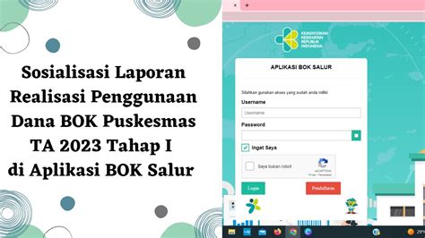 Aplikasi bok salur pdf - Download as a PDF or view online for free Penggunaan Aplikasi BNI Untuk Transaksi BOK Puskesmas Mulai tahun 2023, pelaporan realisasi ke aplikasi e-renggar modul DAK akan dilakukan oleh puskesmas yang bersangkutan dengan menggunakan akses yang sama ketika login ke aplikasi e-renggar module BOK Salur, setiap puskesmas wajib melaporan data realisasi per subkomponen dan per bulan dan data tersebut juga harus di verifikasi oleh dinas