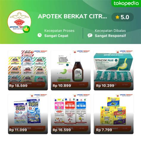 Apotek berkat citra 6 buka jam berapa Informasi jam buka layanan untuk Klinik & Apotek Citra Sehat hari ini adalah Buka ⋅ Tutup pukul 23