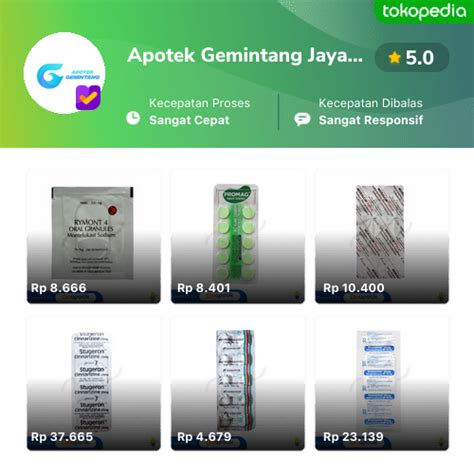 Apotek gemintang farma  Obat Resep