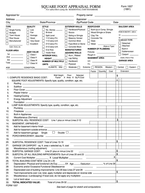 Appraisal form 1007  The request will include the 1007 Rent Comparable Schedule and the request from the broker, agent, borrower, and even directly from the Lender/Client will be to utilize short-term rentals as comparables to develop an opinion of “Market Rent