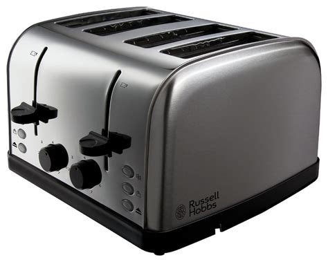 Argos toasters 4 slice  Bosch TAT4P440GB DesignLine 4 Slice Toaster - S/Steel