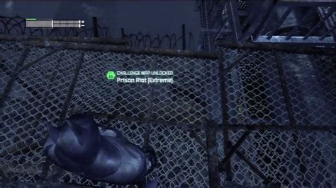 Arkham city torture chamber riddle unusual perspective  It is on top of the cage area that