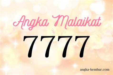 Arti angka 7777  Angel Number