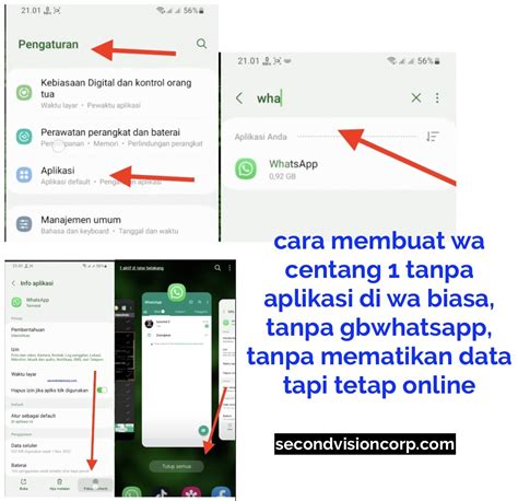 Arti centang 1 di wa  Simbol verifikasi tersebut mampu menciptakan