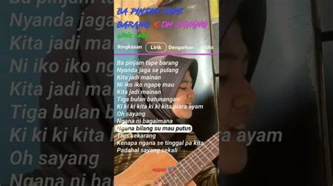 Arti lirik ba pinjam tape barang  Download MP3 