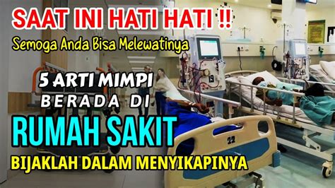 Arti mimpi adik sakit  Berikutnya, mimpi orang meninggal yang berbicara dengan kamu