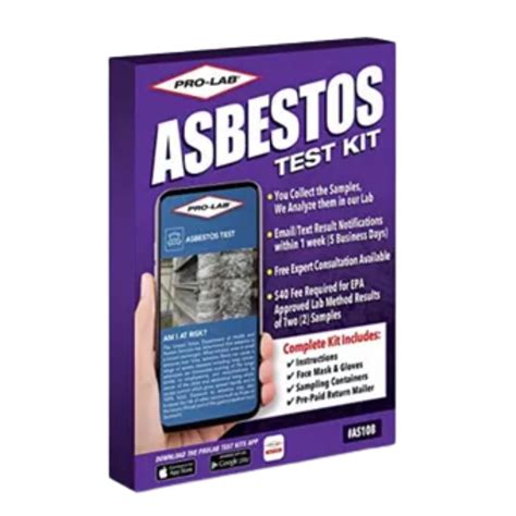 Asbestos testing kit wickes  (See related links on right) Asbestos Test Kit 1 PK- Includes All Lab Fees - Test Popcorn Ceiling, Tile, Insulation, Adhesive, Mastic, Drywall and Other Materials for Asbestos (72Hr Turnaround) $30