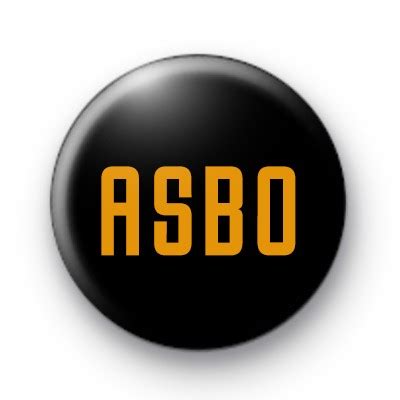 Asbo wheel badge  $14