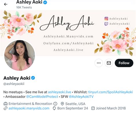 Ashley aoky onlyfans leaked  Explore a diverse range of captivating videos, curated to indulge your deepest desires