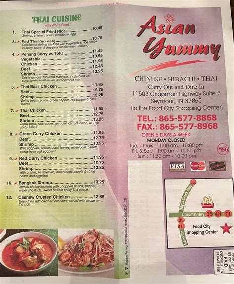 Asian yummy seymour tennessee  Dot's Deli 500 Maryville Hwy Suite D, Seymour, TN 37865, USA