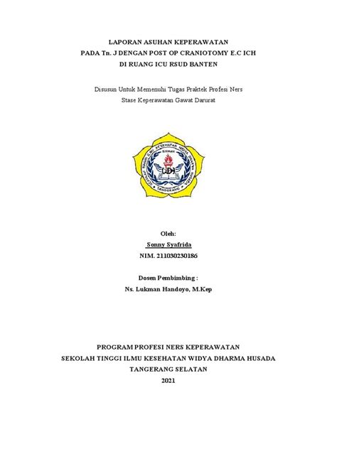 Askep post op craniotomy ich Resiko Infeksi b/d luka insisi post op Craniotomy dan Trakeostomi,melakukan perawatan trakeostomi dan memonitoring tanda dan gejala infeksi, mencuci tangan sesudah dan sebelum menyentuh pasien