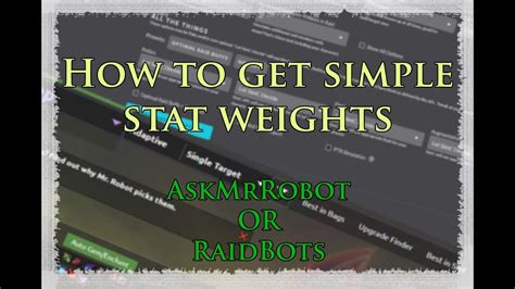 Askmrrobot vs raidbots Click the SimulationCraft minimap button or run the /simc chat command in-game
