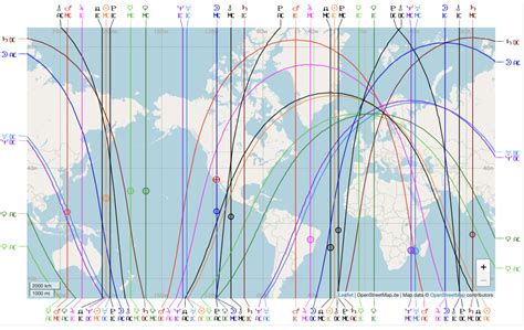 Astrocartography pluto line  Use an astrocartography map generator to create your chart