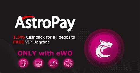 Astropay cashback  NoLimitBet Casino: Gebruik Astropay als iDEAL + VOLT; Supersnelle uitbetalingen; Gokstop opzeggen niet nodig! 100% tot €500 + 150 Spins: Speel Nu: 18