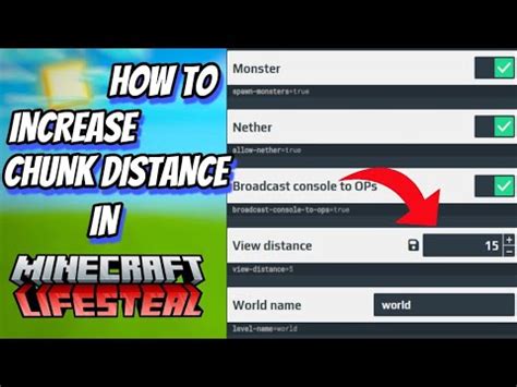 Aternos chunk distance View Distance and Simulation Distance are configuration options for Minecraft servers