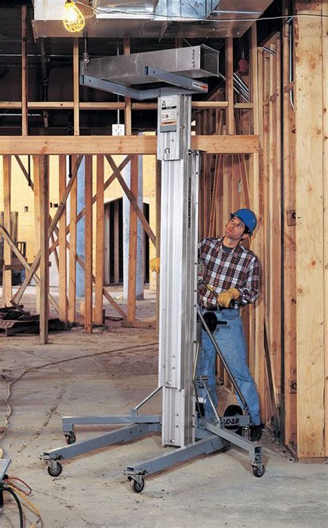 Atrium lifts Man lifts can easily and safely hoist workers to the desired height