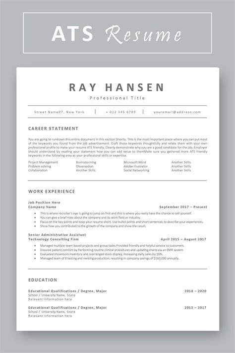 Ats compliant resume builder  What goes into your CV has most significance in landing a job interview