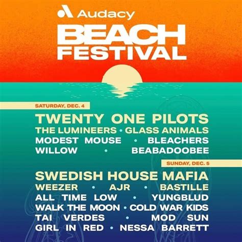 Audacy beach festival 2021  October 18, 2021