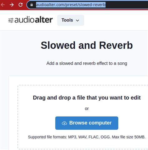 Audioalter slowed reverb 1