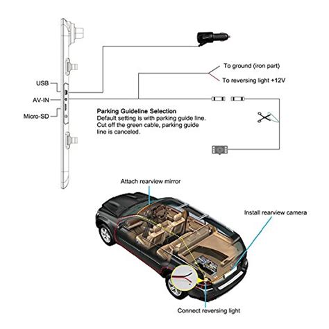 Auto-vox m6 manual Installing Rearview Mirror & Backup Cam