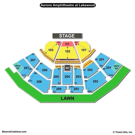 Ava amphitheater seating chart  For theaters and amphitheaters (i