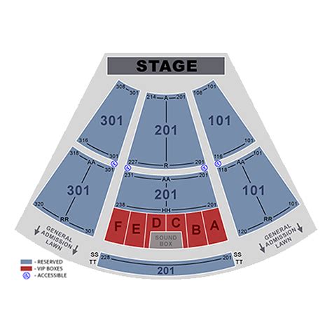 Ava amphitheater seating chart  See Tickets