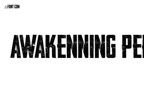 Awakenningpersonaluse  Released in 2011 by Brittney Murphy Design and licensed for personal-use only