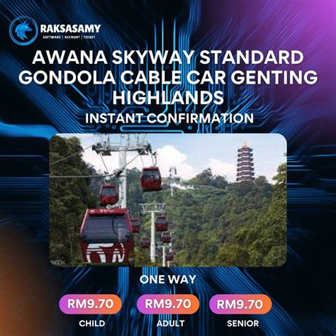 Awana cable car ticket price 00 - RM64