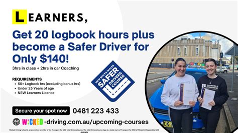 Awesome safer drivers course The cost is $140 or FREE for learners who are concession holders! If you hold a concession health care card or pension card - give our office a call on 0416 161 024 to process your application or email us saferdriverscourse@awesomesdc