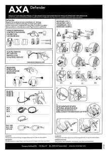 Axa defender lock instructions  Use a socket wrench to really tighten down the bolts