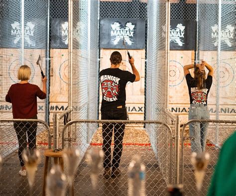 Axe throwing canberra Urban Axe Throwing is a fun activity where you will get the unique experience of throwing solid steel axes at wooden targets and playing fun axe throwing games