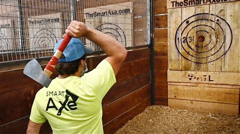 Axe throwing in modesto  Never hand an axe to the next thrower – re-rack at the end of your turn
