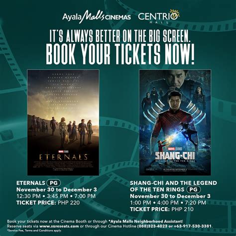 Ayala centrio cinema price  The Marvels: The Hunger Games: The Ballad Of Songbirds & Snakes