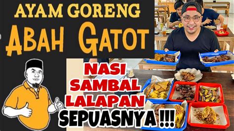 Ayam goreng abah gatot sriwijaya menu  3