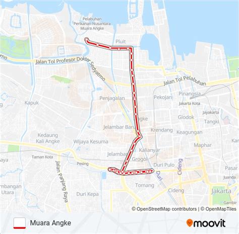 B01 muara angke  The following transit lines have routes that pass near Muara Angke Bus: 12A JAK52; How to get to Muara Angke by Bus?