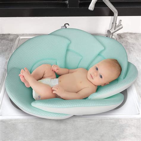 Baby bathtub for double sink This tub can fit into a full-sized bathtub and single or double sink