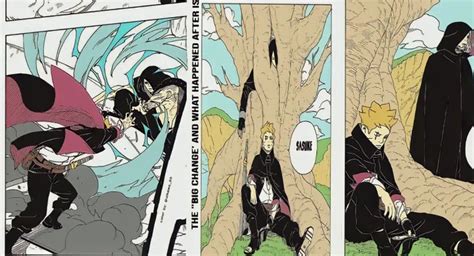 Baca komik boruto komiku  Selama ujian Chunin Boruto, dua penjahat campur tangan