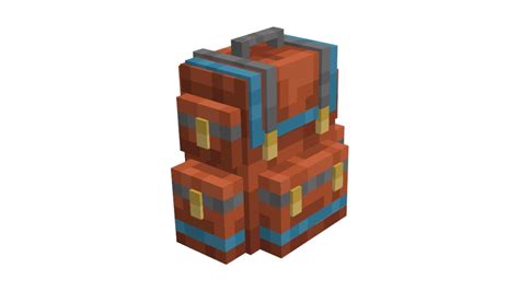 Backpack mod  All you need to do is craft it and either place it on the ground and hold shift while right-clicking it with an empty hand or hold the backpack in your hand, hit