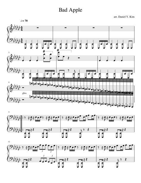 Bad apple musescore  View offer